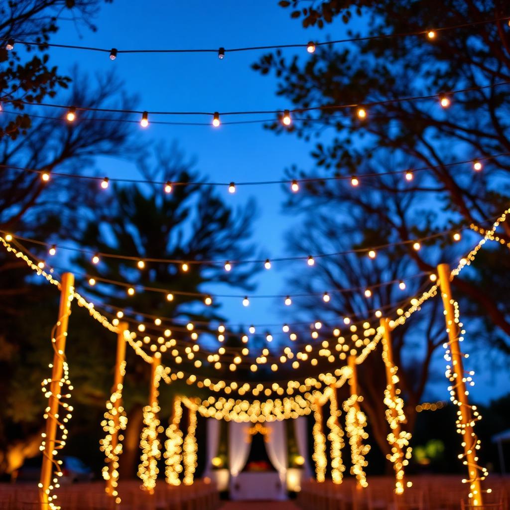 Installazione luminosa custom per eventi