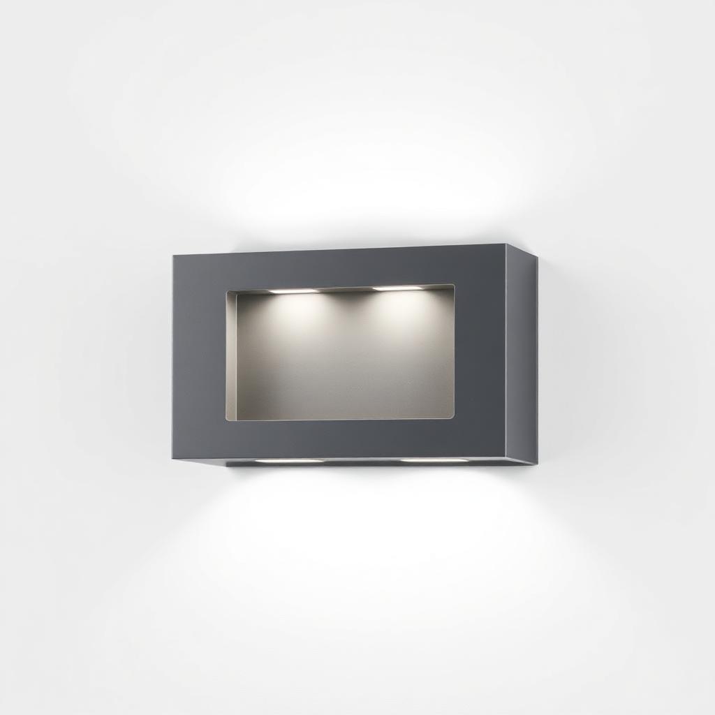 Applique LED esterno 12W IP65 antracite