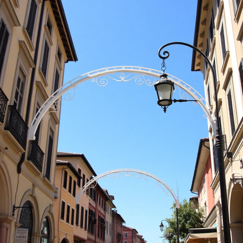 Luminaria stradale ad arco LED 6m